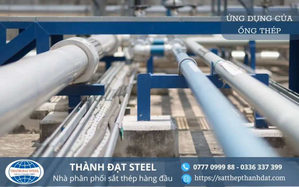 Industrial steel pipe application