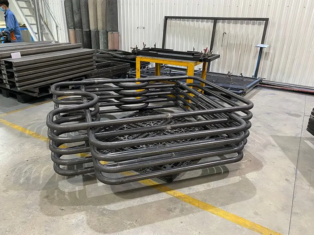 Quality checking steel tube after bending process
