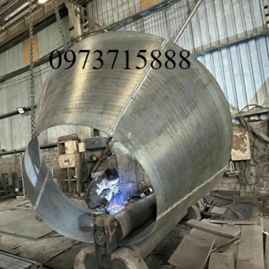 Precise steel cone tube forming process