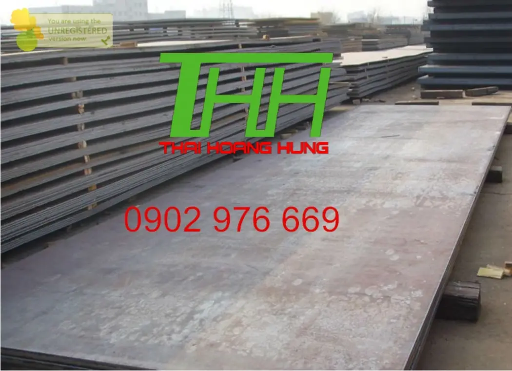 Finished large steel plate product
