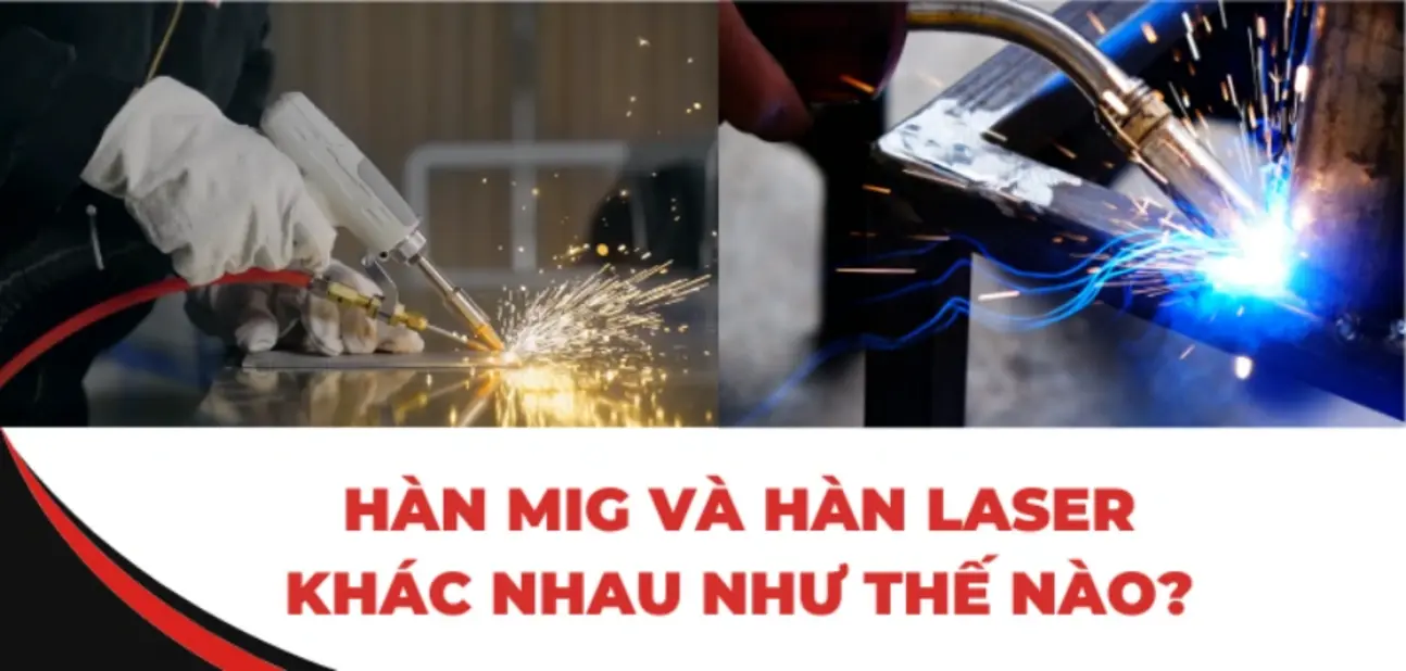 Laser vs MIG and TIG welding comparison